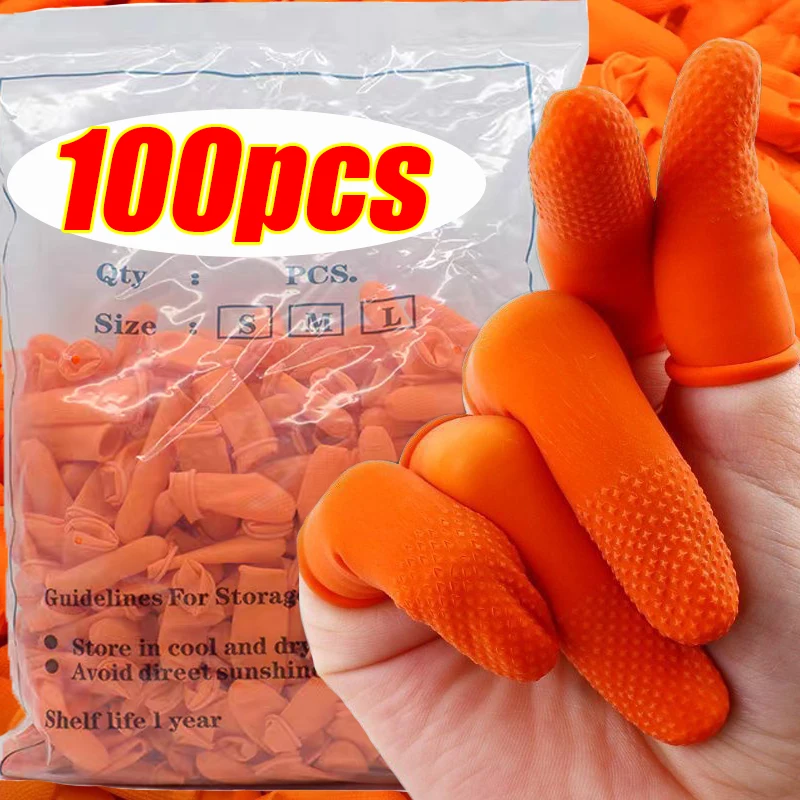 S/M/L sarung jari sekali pakai - Rubber Glove Cleaning ulasan dan harga