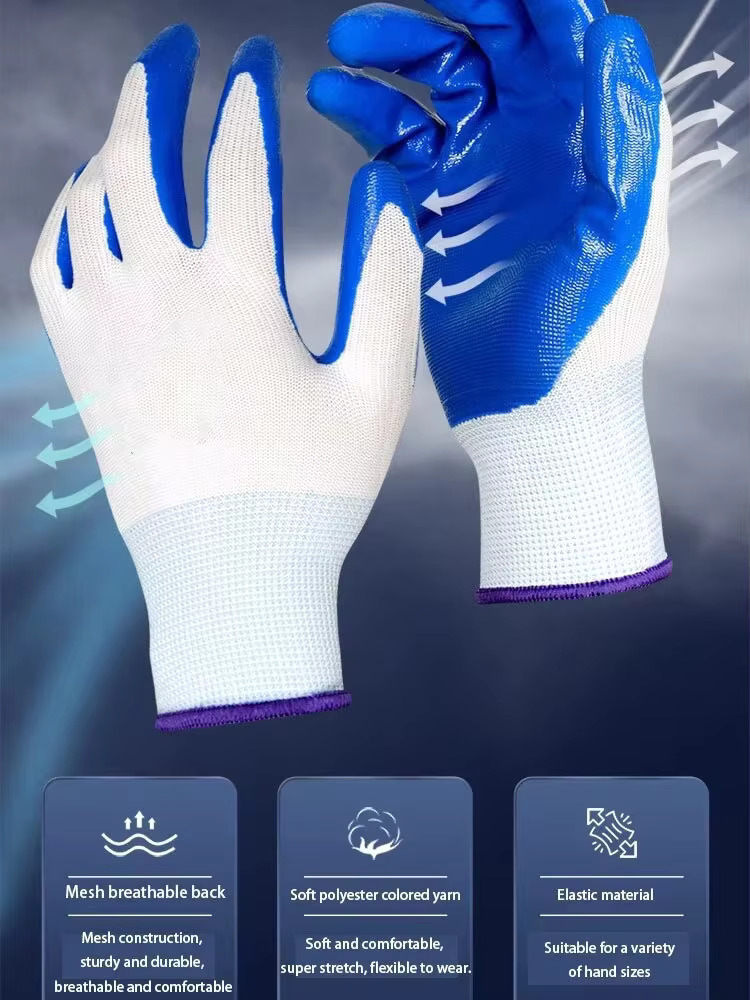 3 Pasang Sarung Tangan Nitril  - Nitrile Mechanic Glove ulasan dan harga