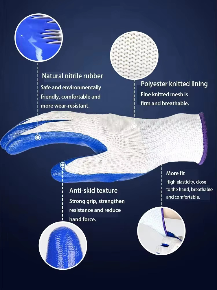 3 Pasang Sarung Tangan Nitril  - Nitrile Mechanic Glove ulasan dan harga